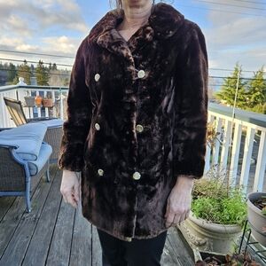 Vintage Albrechts Fur Coat S
